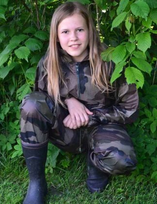Børne regntøj camouflage