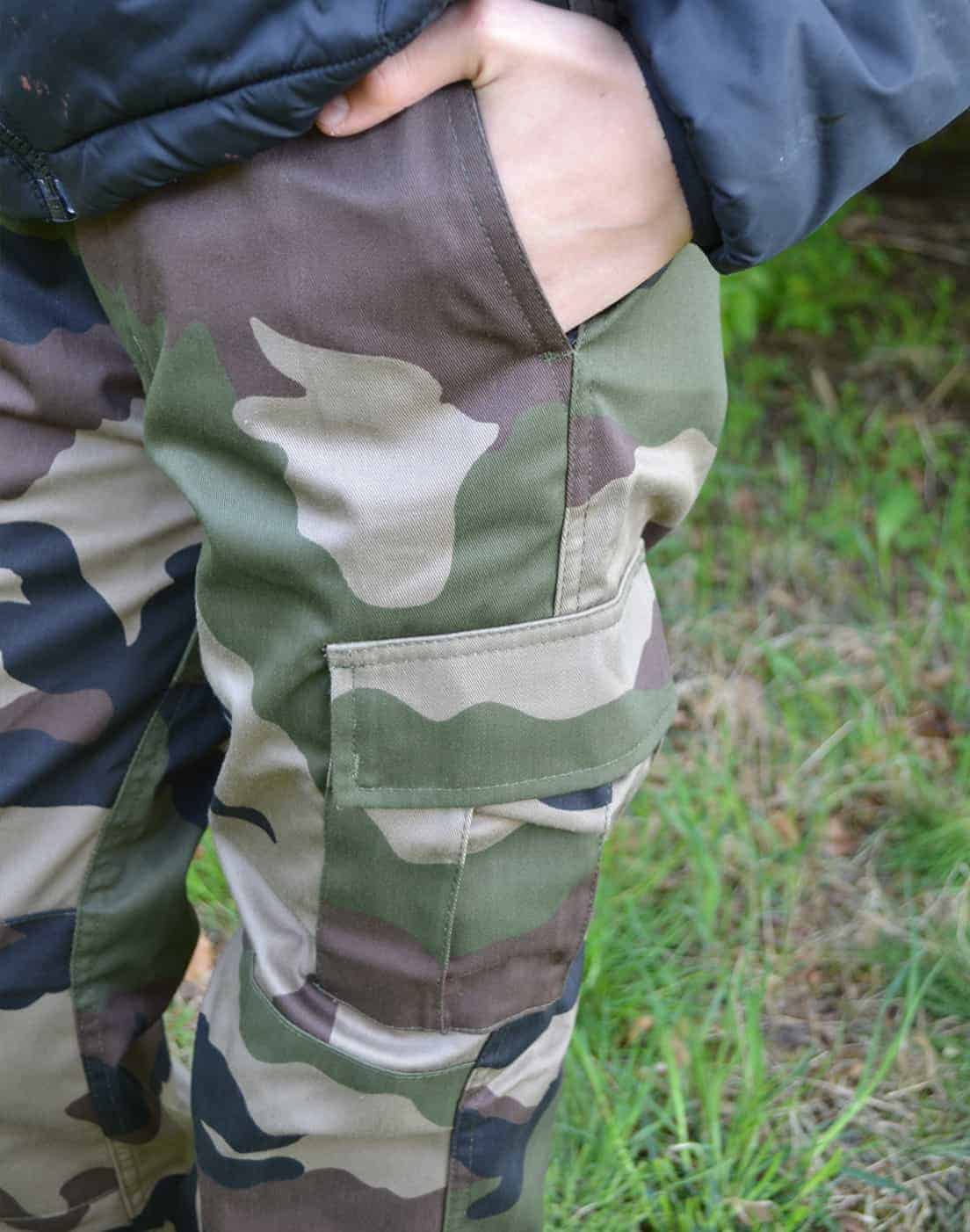 Rytmisk Som svar på biografi Camouflage bukser jungle - Junior Grej tøj til børn 4-14 år