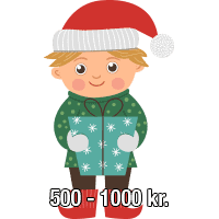 Julegaver 500 til 1000 kr.