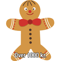 Julegaver over 1000 kr.