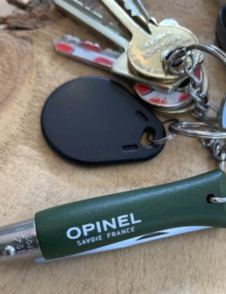 Kniv i nøglering fra Opinel